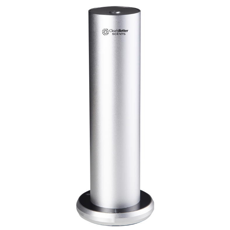 Scent diffuser CB-Tower - Silver, front